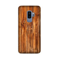 Wooden Texture Mobile Back Case for Galaxy S9 Plus  (Design - 376)