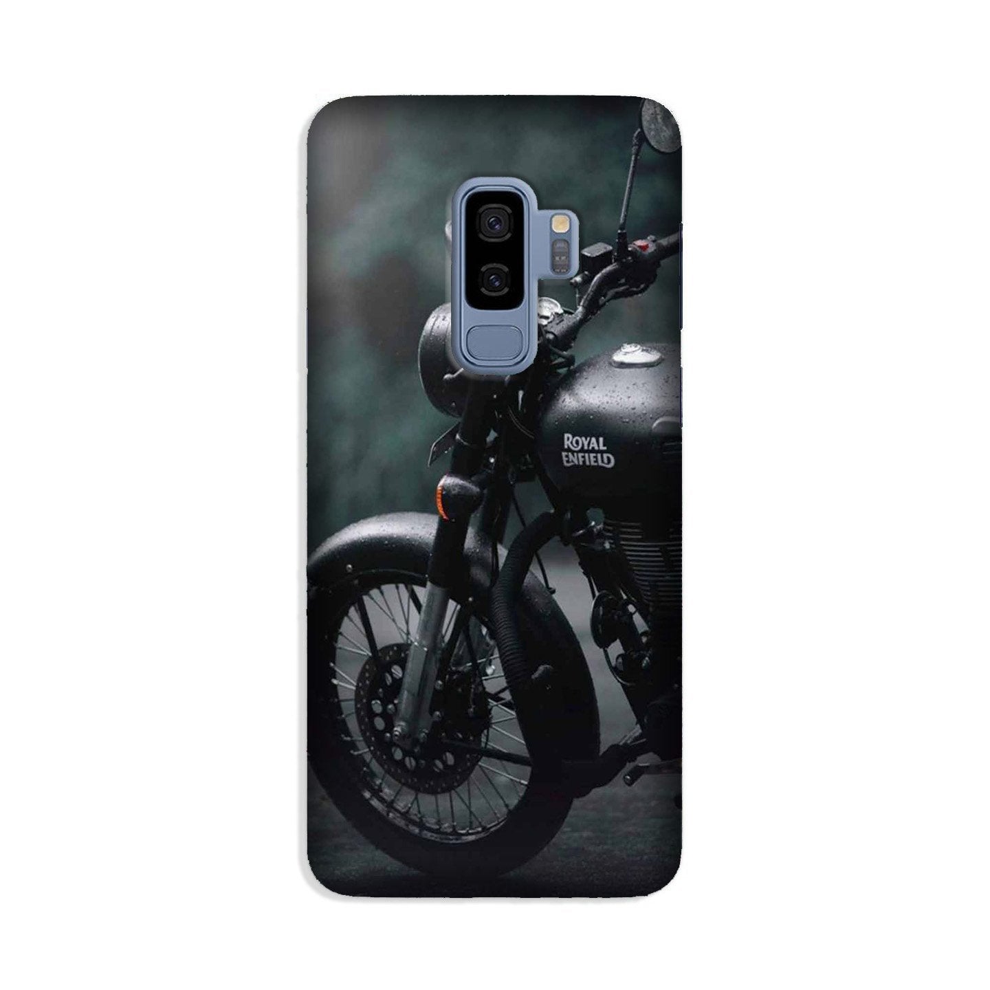 Royal Enfield Mobile Back Case for Galaxy S9 Plus  (Design - 380)
