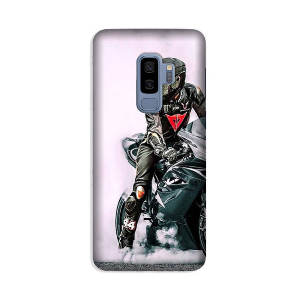 Biker Mobile Back Case for Galaxy S9 Plus  (Design - 383)