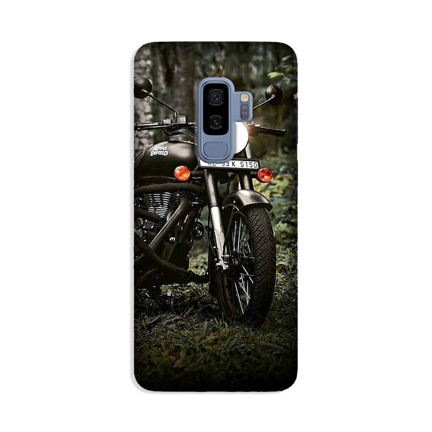 Royal Enfield Mobile Back Case for Galaxy S9 Plus  (Design - 384)