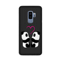 Panda Love Mobile Back Case for Galaxy S9 Plus  (Design - 398)
