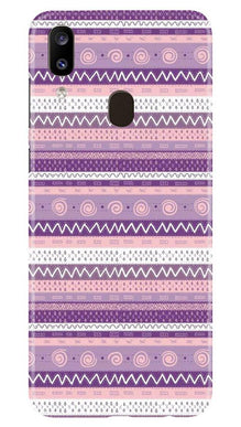 Zigzag line pattern3 Mobile Back Case for Samsung Galaxy A20 (Design - 11)