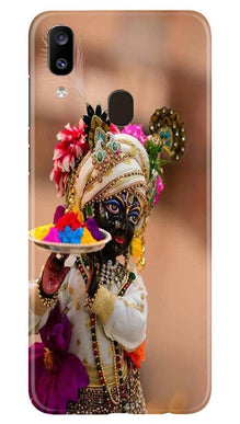 Lord Krishna2 Mobile Back Case for Samsung Galaxy A20 (Design - 17)