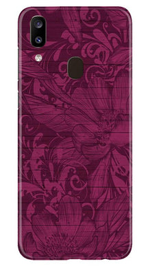 Purple Backround Mobile Back Case for Samsung Galaxy A20 (Design - 22)