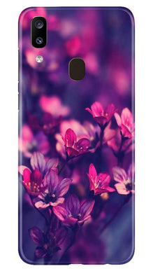 flowers Mobile Back Case for Samsung Galaxy A20 (Design - 25)