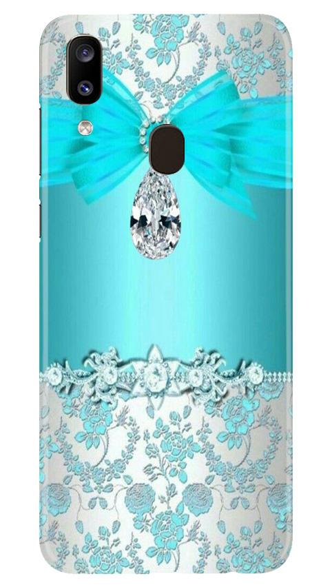 Shinny Blue Background Case for Samsung Galaxy A20