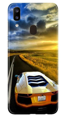 Car lovers Mobile Back Case for Samsung Galaxy A20 (Design - 46)