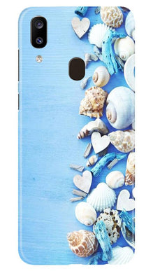 Sea Shells2 Mobile Back Case for Samsung Galaxy A20 (Design - 64)