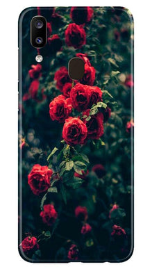 Red Rose Mobile Back Case for Samsung Galaxy A20 (Design - 66)