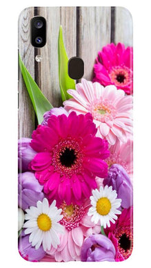 Coloful Daisy2 Mobile Back Case for Samsung Galaxy A20 (Design - 76)