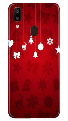 Christmas Mobile Back Case for Samsung Galaxy A20 (Design - 78)