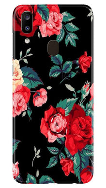 Red Rose2 Mobile Back Case for Samsung Galaxy A20 (Design - 81)