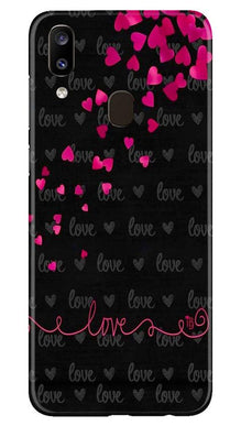 Love in Air Mobile Back Case for Samsung Galaxy A20 (Design - 89)