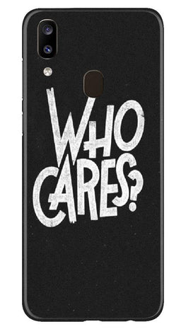 Who Cares Case for Samsung Galaxy A20