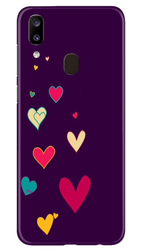 Purple Background Case for Samsung Galaxy A20  (Design - 107)