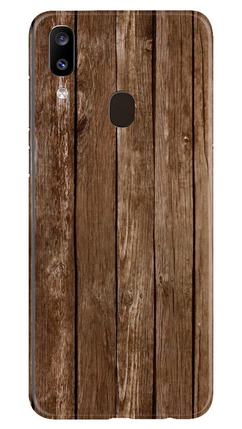 Wooden Look Case for Samsung Galaxy A20(Design - 112)