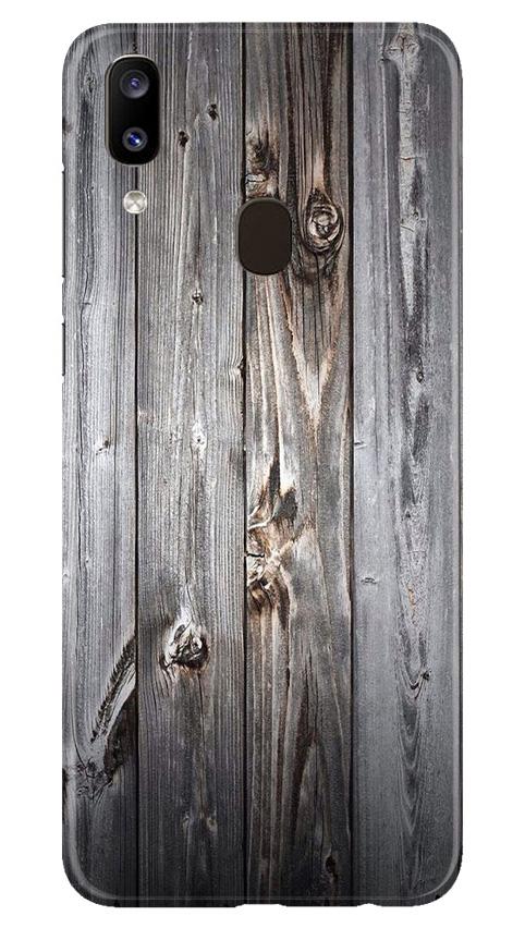 Wooden Look Case for Samsung Galaxy A20(Design - 114)