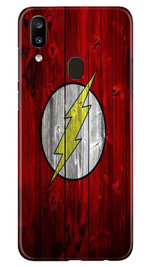 Flash Superhero Mobile Back Case for Samsung Galaxy A20  (Design - 116)
