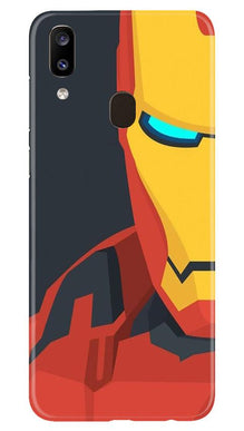 Iron Man Superhero Mobile Back Case for Samsung Galaxy A20  (Design - 120)