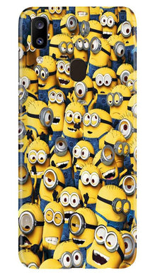 Minions Mobile Back Case for Samsung Galaxy A20  (Design - 126)
