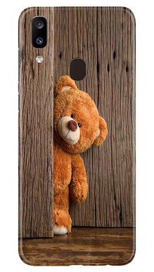 Cute Beer Mobile Back Case for Samsung Galaxy A20  (Design - 129)