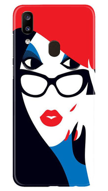 Girlish Mobile Back Case for Samsung Galaxy A20  (Design - 131)