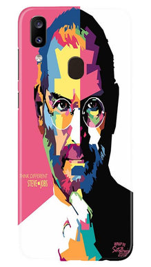 Steve Jobs Mobile Back Case for Samsung Galaxy A20  (Design - 132)