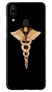 Doctor Logo Mobile Back Case for Samsung Galaxy A20  (Design - 134)