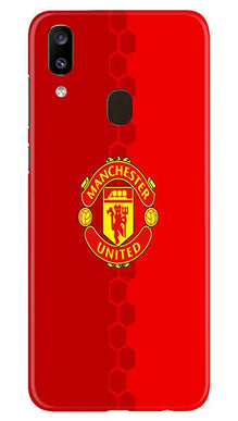 Manchester United Mobile Back Case for Samsung Galaxy A20  (Design - 157)