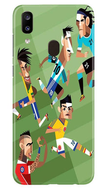Football Mobile Back Case for Samsung Galaxy A20  (Design - 166)