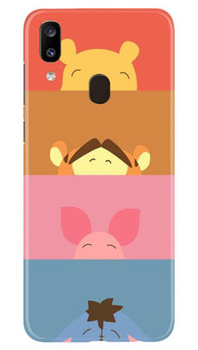 Cartoon Mobile Back Case for Samsung Galaxy A20 (Design - 183)