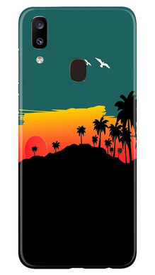 Sky Trees Mobile Back Case for Samsung Galaxy A20 (Design - 191)