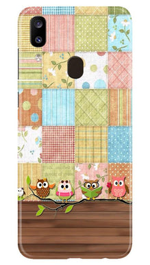 Owls Mobile Back Case for Samsung Galaxy A20 (Design - 202)