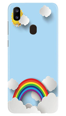 Rainbow Mobile Back Case for Samsung Galaxy A20 (Design - 225)