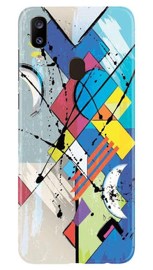 Modern Art Mobile Back Case for Samsung Galaxy A20 (Design - 235)