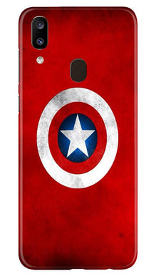 Captain America Mobile Back Case for Samsung Galaxy A20 (Design - 249)