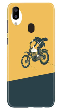 Bike Lovers Mobile Back Case for Samsung Galaxy A20 (Design - 256)
