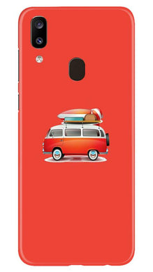 Travel Bus Mobile Back Case for Samsung Galaxy A20 (Design - 258)