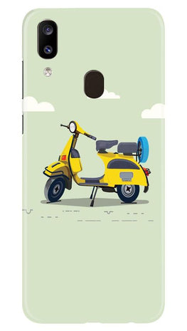Vintage Scooter Case for Samsung Galaxy A20 (Design No. 260)