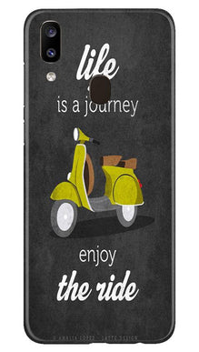 Life is a Journey Mobile Back Case for Samsung Galaxy A20 (Design - 261)