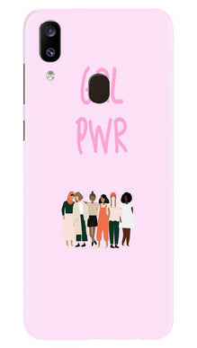 Girl Power Mobile Back Case for Samsung Galaxy A20 (Design - 267)