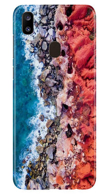 Sea Shore Mobile Back Case for Samsung Galaxy A20 (Design - 273)