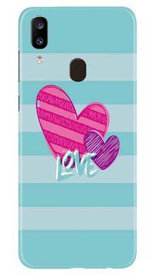 Love Mobile Back Case for Samsung Galaxy A20 (Design - 299)