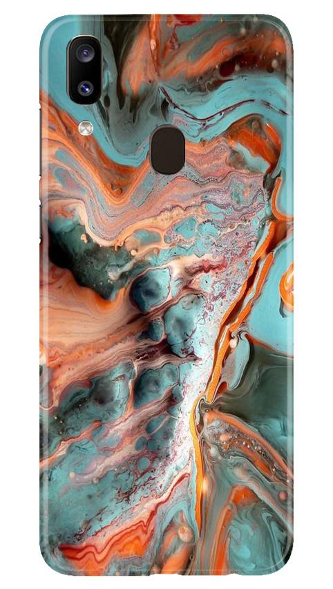Marble Texture Mobile Back Case for Samsung Galaxy A20 (Design - 309)