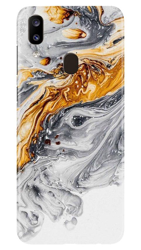 Marble Texture Mobile Back Case for Samsung Galaxy A20 (Design - 310)
