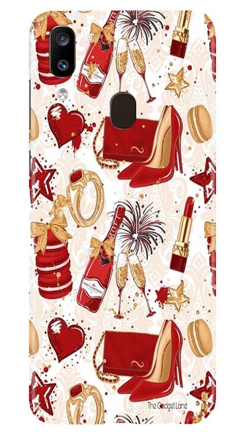 Girlish Mobile Back Case for Samsung Galaxy A20 (Design - 312)