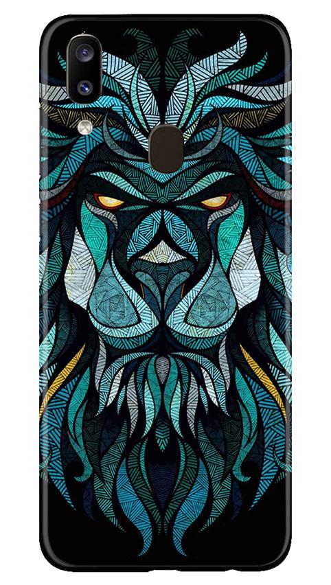 Lion Mobile Back Case for Samsung Galaxy A20 (Design - 314)