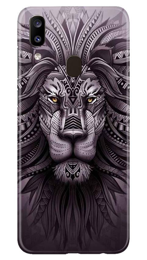 Lion Mobile Back Case for Samsung Galaxy A20 (Design - 315)