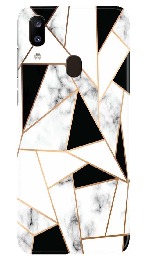 Marble Texture Mobile Back Case for Samsung Galaxy A20 (Design - 322)