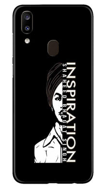 Bhagat Singh Mobile Back Case for Samsung Galaxy A20 (Design - 329)